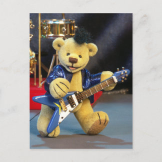 Dinky Bears Guitarist Vykort