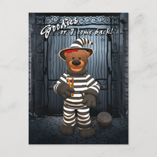 Dinky Bears Little Bus eller godis Prisoner Vykort