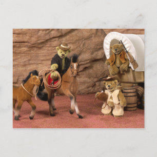 Dinky Bears Little Cowboys Vykort