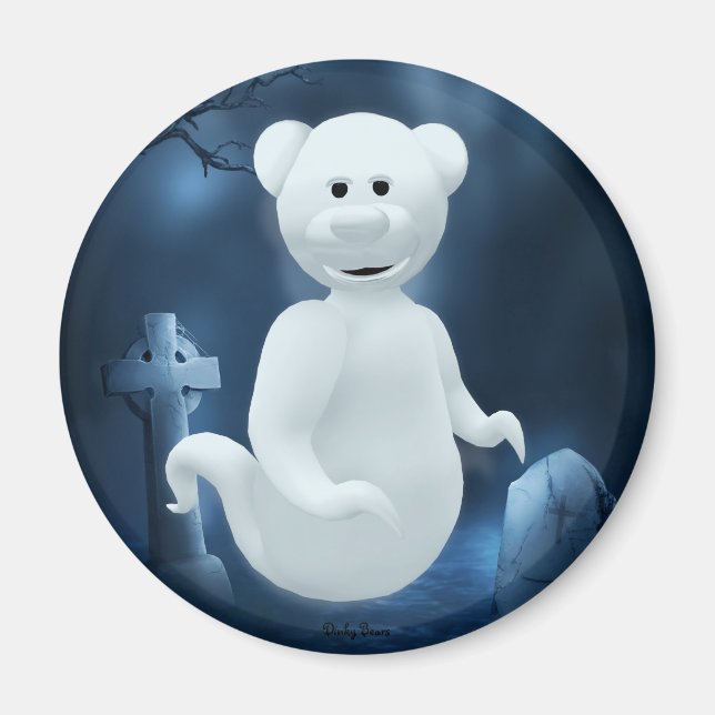Dinky Bears Little Ghost Magnet (Framsidan)