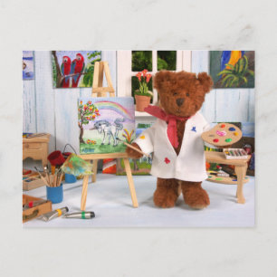 Dinky Bears: Little Painter Vykort