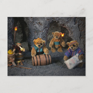 Dinky Bears: Little Pirater Vykort