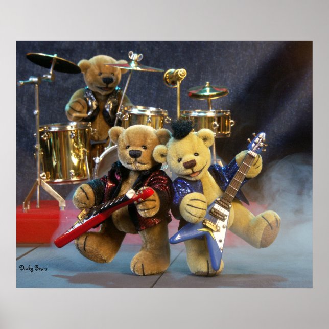 Dinky Bears på Tour Poster (Framsidan)