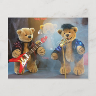 Dinky Bears Rockband Vykort