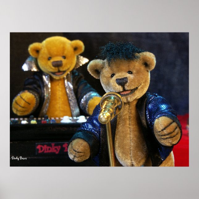 Dinky Bears Singer Poster (Framsidan)