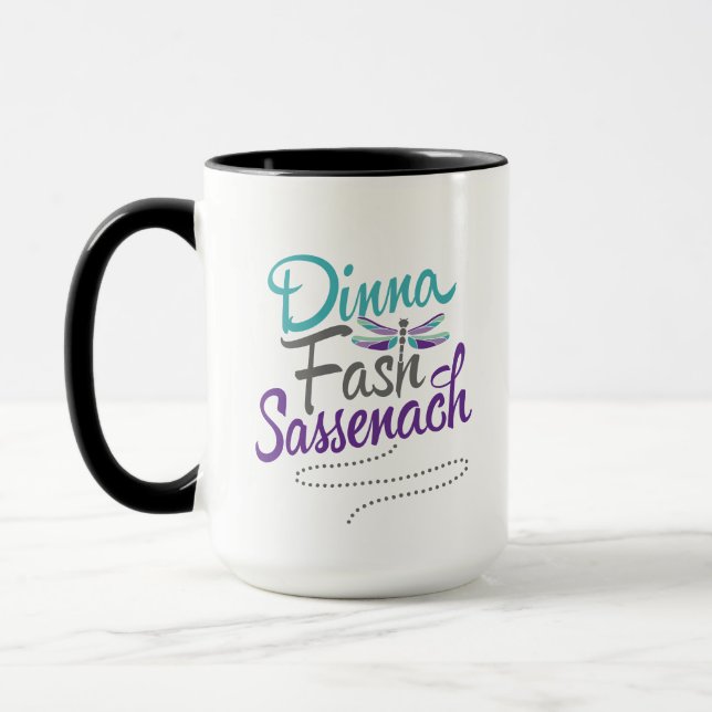 Dinna Fash Sassenach med Dragonfly Mugg (Vänster)