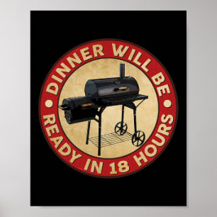 Dinne kommer att vara Redo om 18 timmar Manar Kött Poster