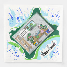 Dinner At The Flytraps | Birthday Dinner Napkin Pappersservett