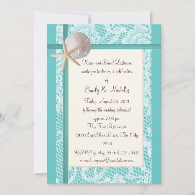 Dinner för repetitionsundersökning av skräpposttem inbjudningar (Framsida)