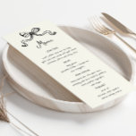 Dinner-meny för Bröllopen stränder Hand plockade Inbjudningar<br><div class="desc">Vår "Whimsical Bows"-samling har hand plockade inslag i olika trendig färg med vallmobögar och hand plockade typsnitt. Sök efter fler objekt från den här samlingen i vår butik. Kontakta oss om du har några speciella förfrågningar via e-post eller chatta och vi kommer att vara lycklig för att hjälpa till.</div>