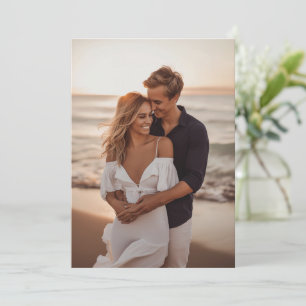 Dinner Vellum för fotobakgrund Inbjudningar