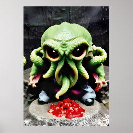 Dinner with Cthulhu Poster
