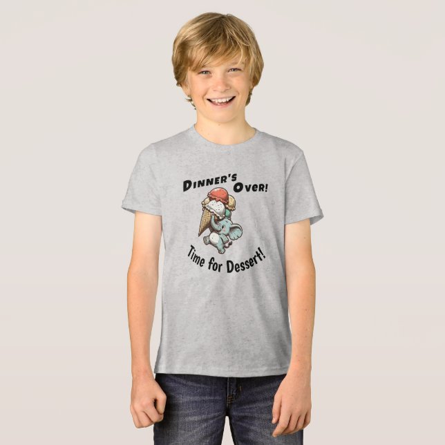 Dinner's Over. Time for Dessert T Shirt (Framsida Full)