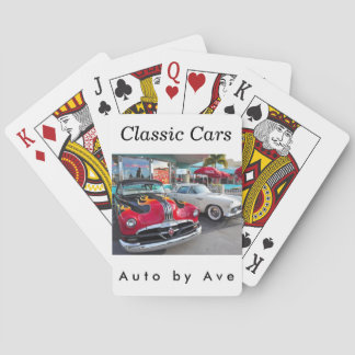 Dinning i 50-tal på mels middag spel kort