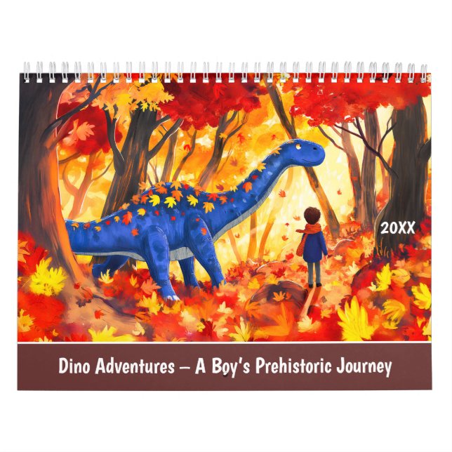Dino Adventures – A Boy’s Prehistoric Journey Kalender (Omslag)