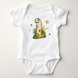 Dino-alfabet för bebisar med namn som börjar på I T Shirt