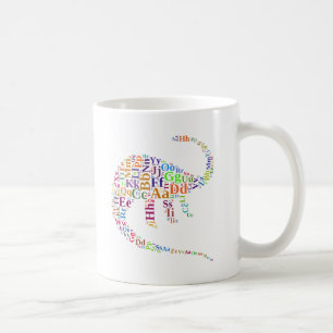 Dino alphabet kaffemugg