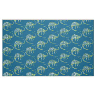 Dino alphabet tyg