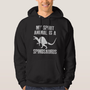 Dino Älskare My Spirit Animal är en spinosaurus Hoodie