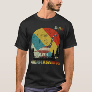 dino, americasaurus, dinosaur 4th of july t shirt