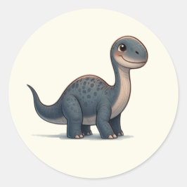 Dino Apatosaurus - Kammli Friends Collection Runt Klistermärke