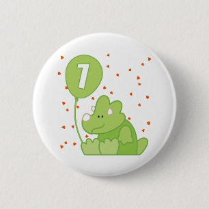 Dino Baby 1:a födelsedagen Knapp