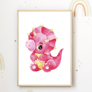 Dino barnposter Dinosaurie barn rum dekor