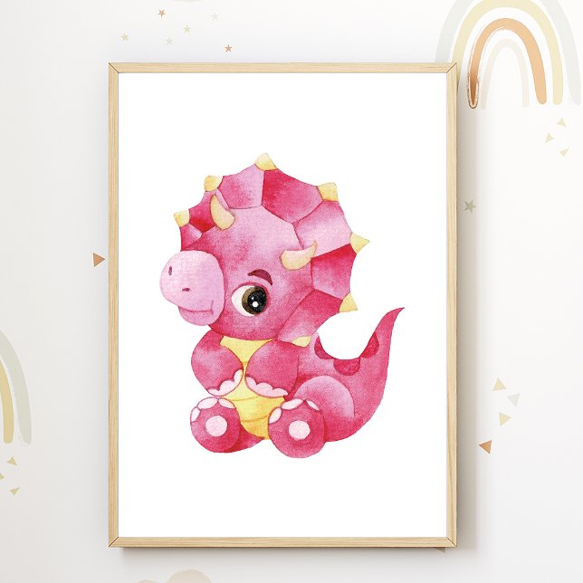 Dino barnposter Dinosaurie barn rum dekor (Skapare uppladdad)