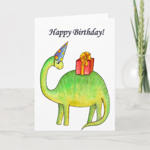 Dino Birthday-kort Kort