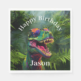 Dino Birthday Pappersservett