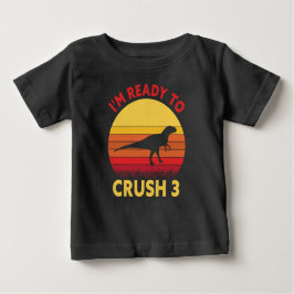 Dino Birthday-Redot till Crush 3 Shirt T
