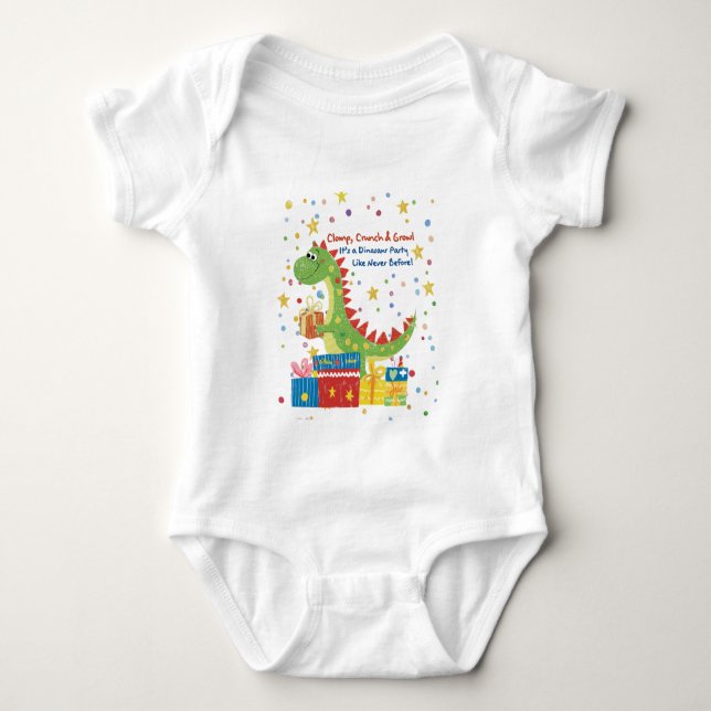 Dino Birthday T Shirt (Framsida)