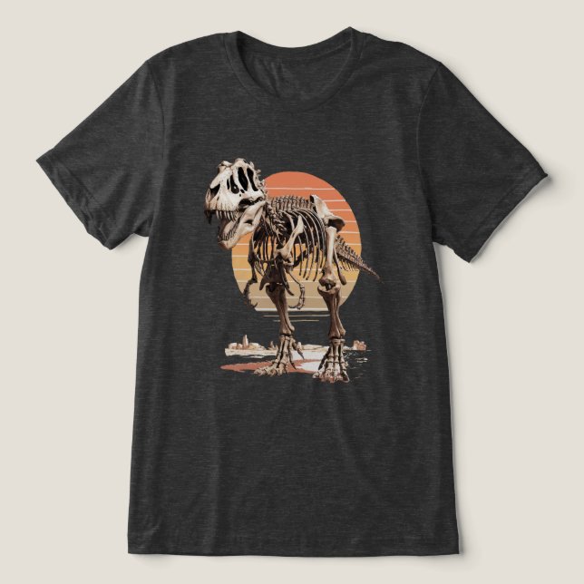 Dino Bones T Shirt (Design Framsida)
