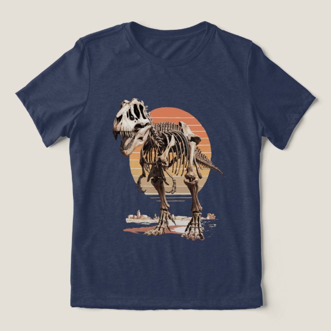 Dino Bones T Shirt (Design Framsida)