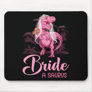 Dino Bröllop Brud En Saurus Dinosaur Roligt Bröllo Musmatta