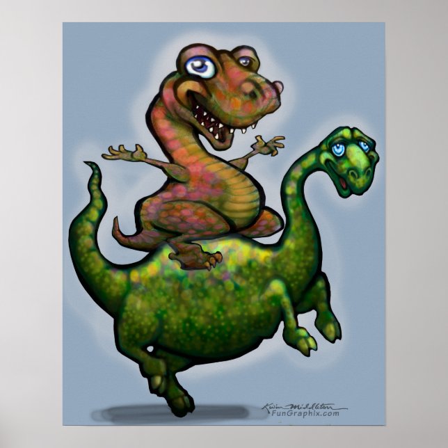 Dino Bronco Poster (Framsidan)