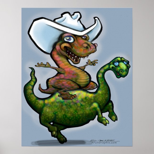 Dino Bronco Poster (Framsidan)