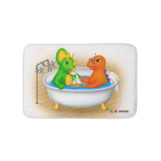 Dino-Buddies™ Bathmat - roligt fotbadkar! Badrumsmatta