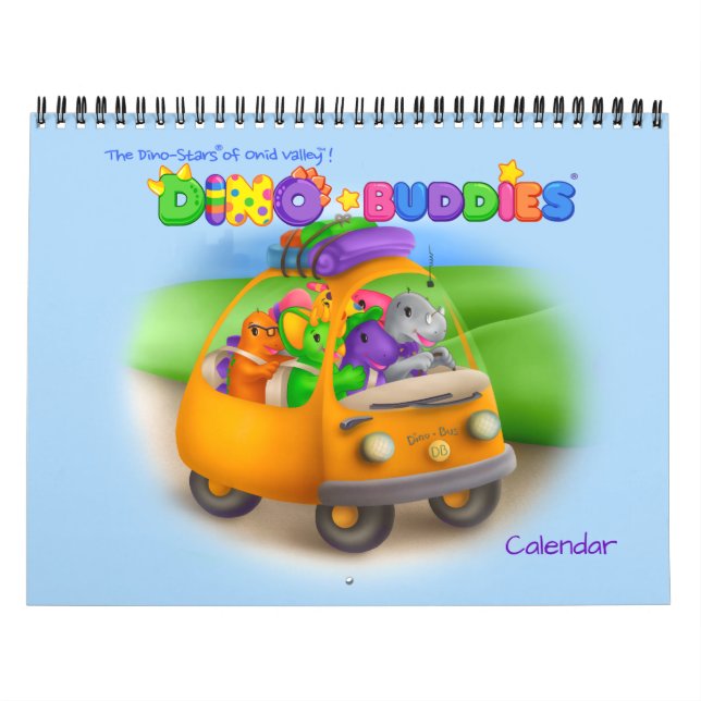 Dino-Buddies® Calendar - Road Resa w/Dino-Buddies Kalender (Omslag)