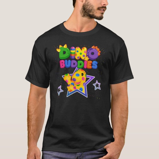 Dino-Buddies™ T-tröja - Rollo w/Star plats T Shirt (Framsida)