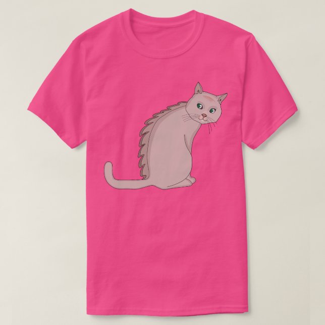 Dino Cat T Shirt (Design framsida)