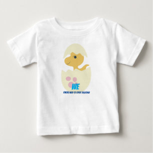 Dino Chick 2 Baby Fin Jersey T-Shirt