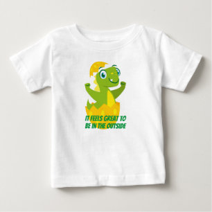 Dino Chick Baby Fin Jersey T-Shirt