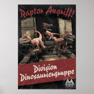 Dino D-Dag: Rovfågelanfall Poster