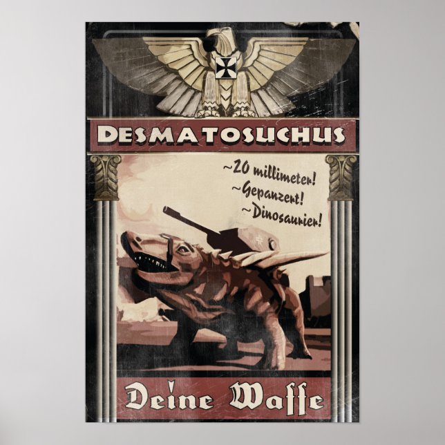 Dino D-dagen: Desmatosuchus Poster (Framsidan)
