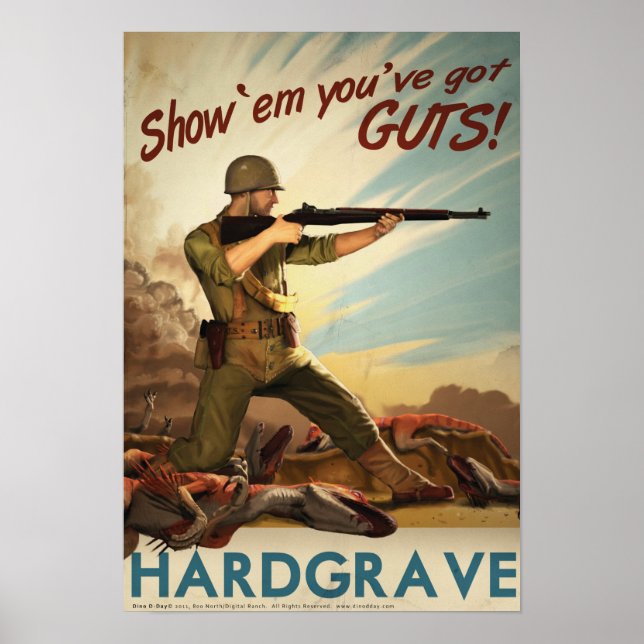 Dino D-dagen: Hardgrave Poster (Framsidan)