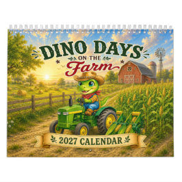 Dino-dagar på gården – 2027 Kalender