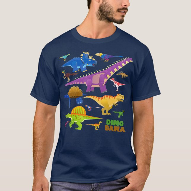 Dino Dana Dinosaur Collection Shirt T (Framsida)