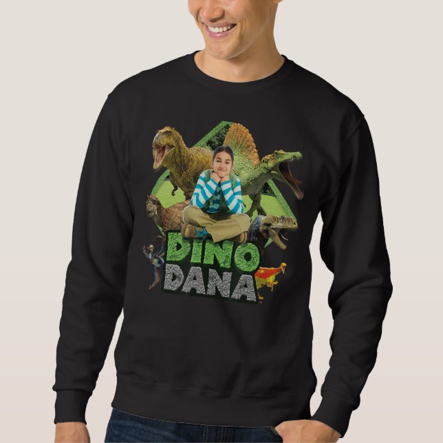 Dino Dana Real Dinosaurs Shirt Lång Ärmad Tröja (Framsida)