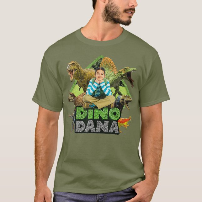 Dino Dana Real Dinosaurs Shirt T Shirt (Framsida)